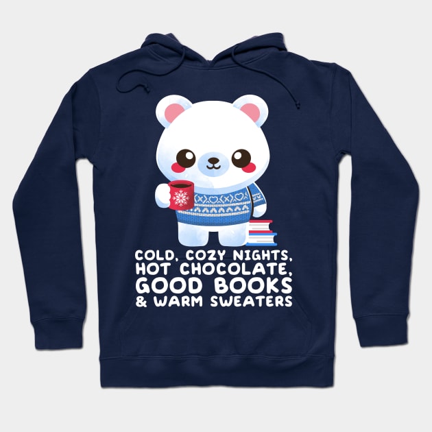 winter time polar bear Hoodie by NemiMakeit